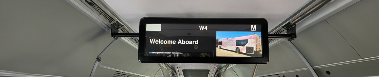 Monitor e touchscreen per veicoli