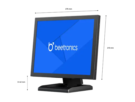 Monitor 12 Pollici Metallo (4:3)