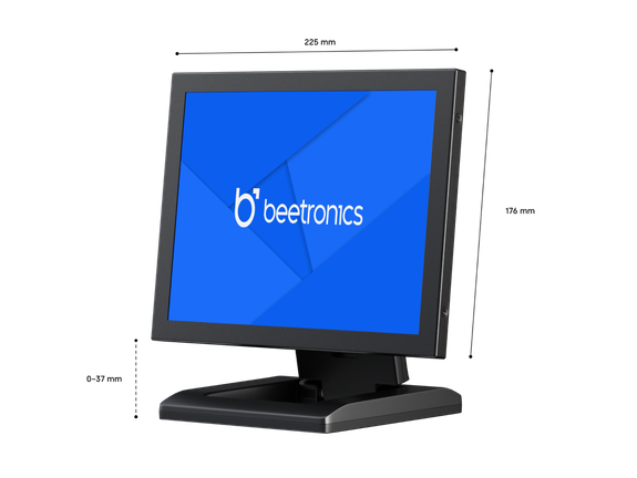 Monitor 10 Pollici Metallo (4:3)