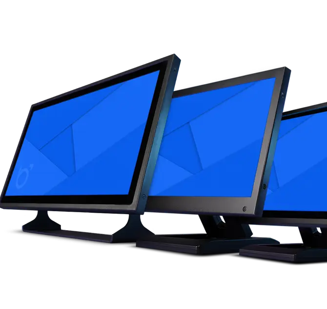 Touch screen del punto vendita