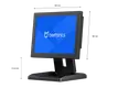 Monitor 8 Pollici Metallo (4:3)