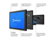 Touchscreen 15 Pollici Metallo