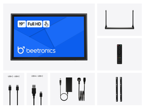 Touchscreen 19 Pollici Metallo