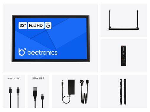 Touchscreen 22 Pollici Metallo