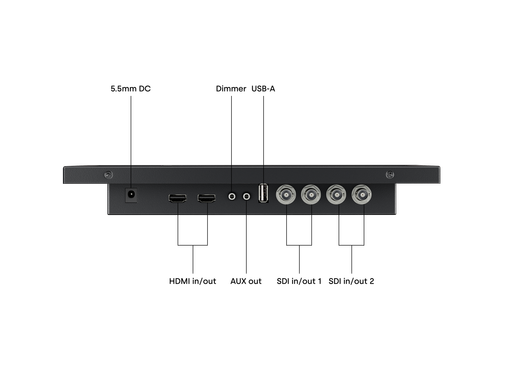 Monitor 12 Pollici Metallo SDI
