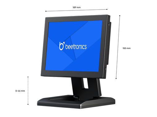 Monitor 8 Pollici Metallo (4:3)