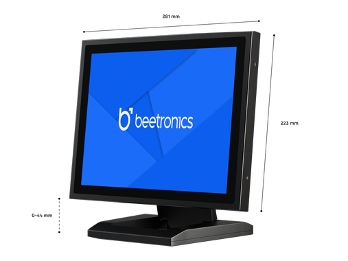 Touchscreen 12 Pollici Metallo (4:3)