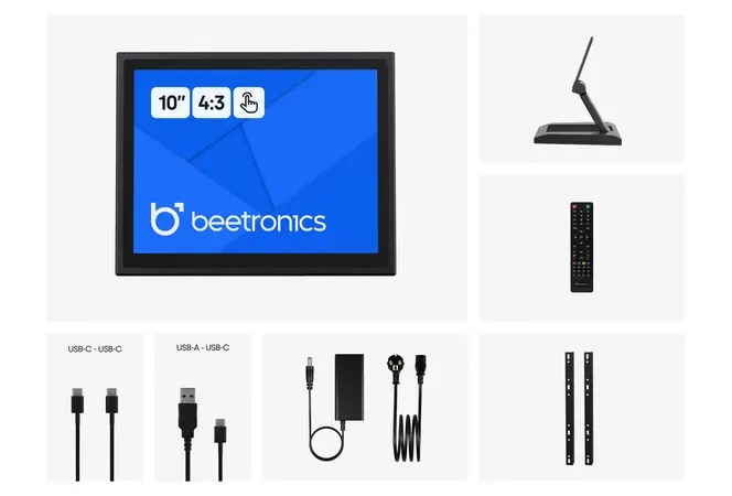 Touchscreen 10 Pollici Metallo (4:3)
