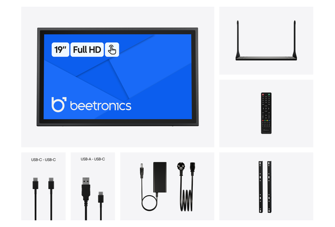 Touchscreen 19 Pollici Metallo