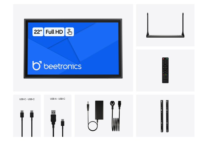 Touchscreen 22 Pollici Metallo
