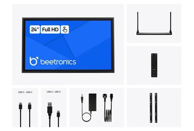 Touchscreen 24 Pollici Metallo