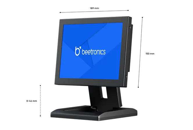 Monitor 8 Pollici Metallo (4:3)