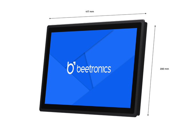 Touchscreen 17 Pollici Metallo (Alta Luminosità)