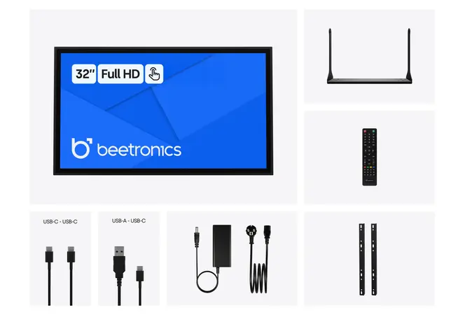 Touchscreen 32 Pollici Metallo