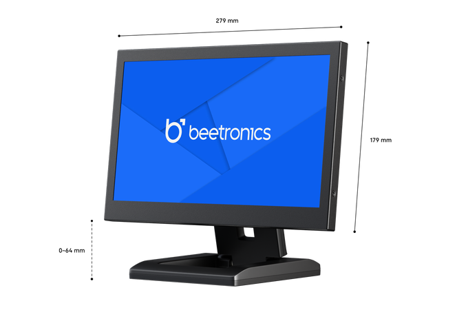 Monitor 12 Pollici Metallo
