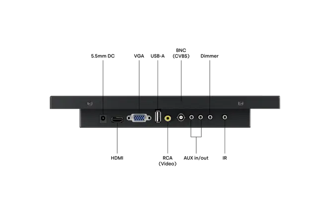 Monitor 12 Pollici Metallo
