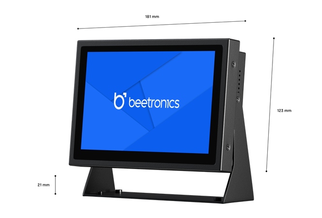 Touchscreen 7 pollici metallo